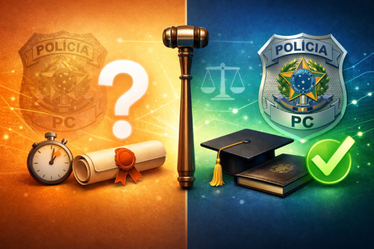 Polícia Civil aceita curso sequencial? Entenda o que diz a lei e os editais